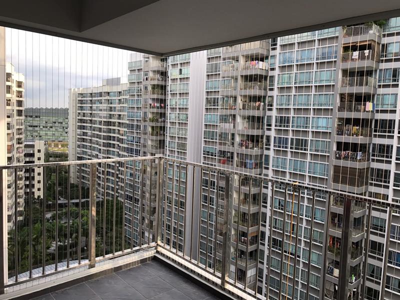 Invisible Grills installation for balconies and windows by Rio Enterprises